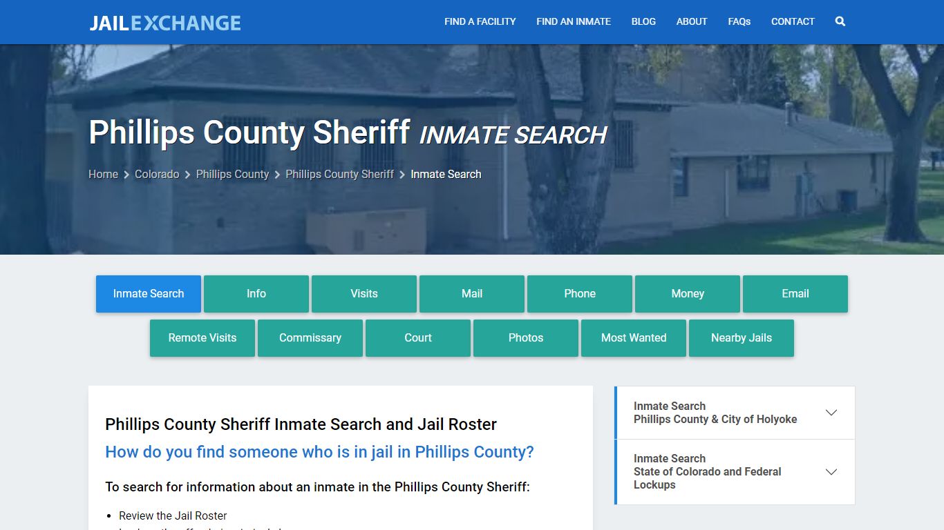 Phillips County Sheriff Inmate Search - Jail Exchange