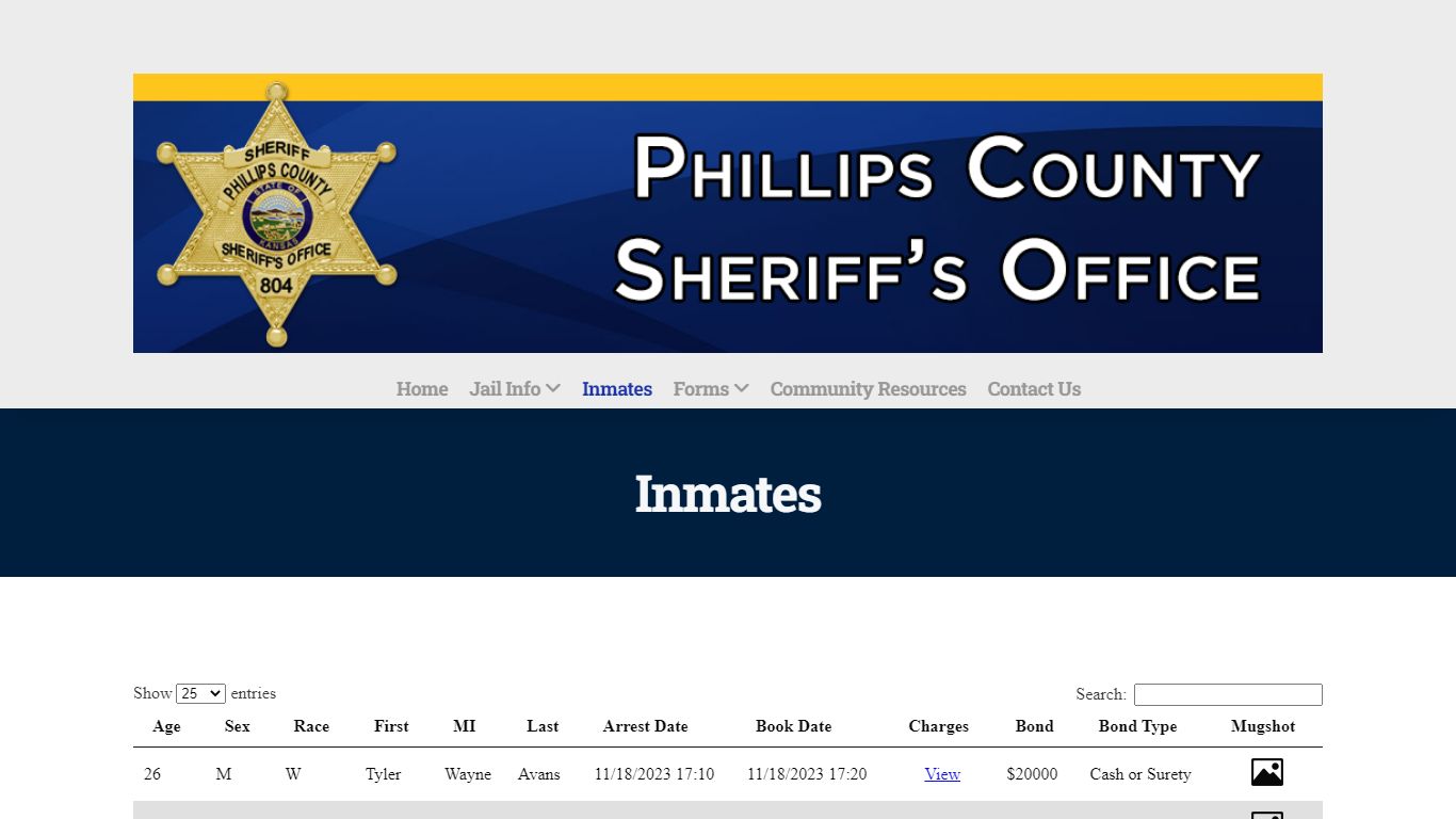 Inmates - Phillips County