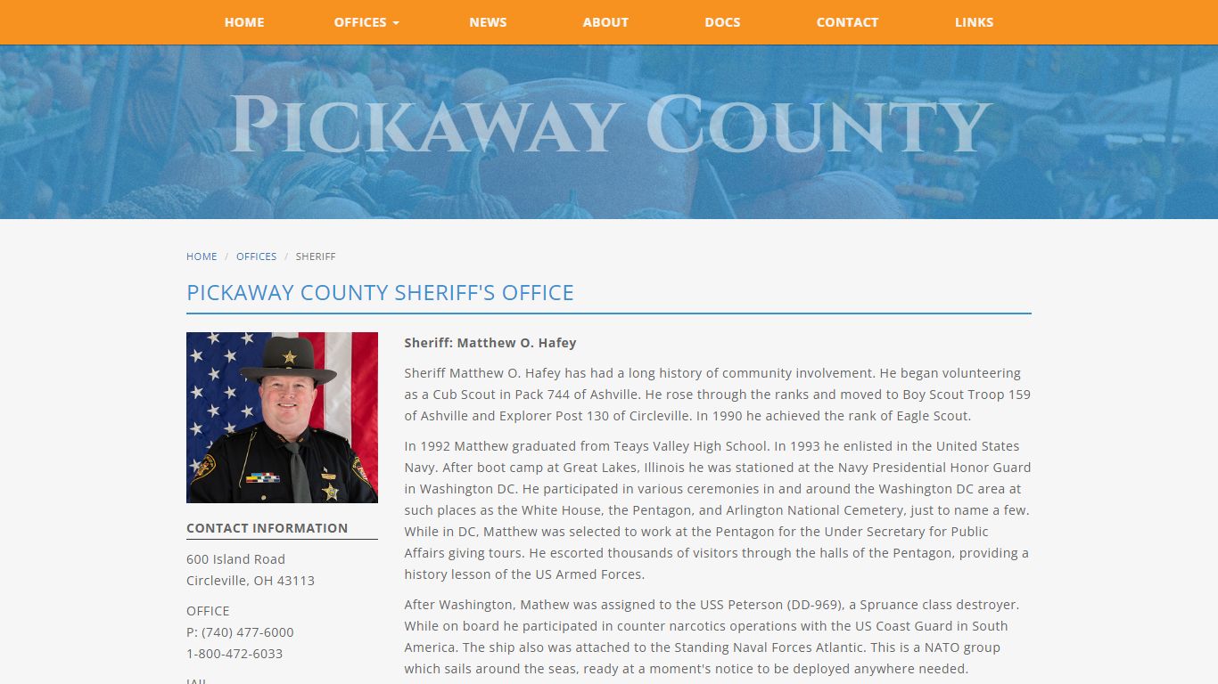 Pickaway County, Ohio - Sheriff’s Office