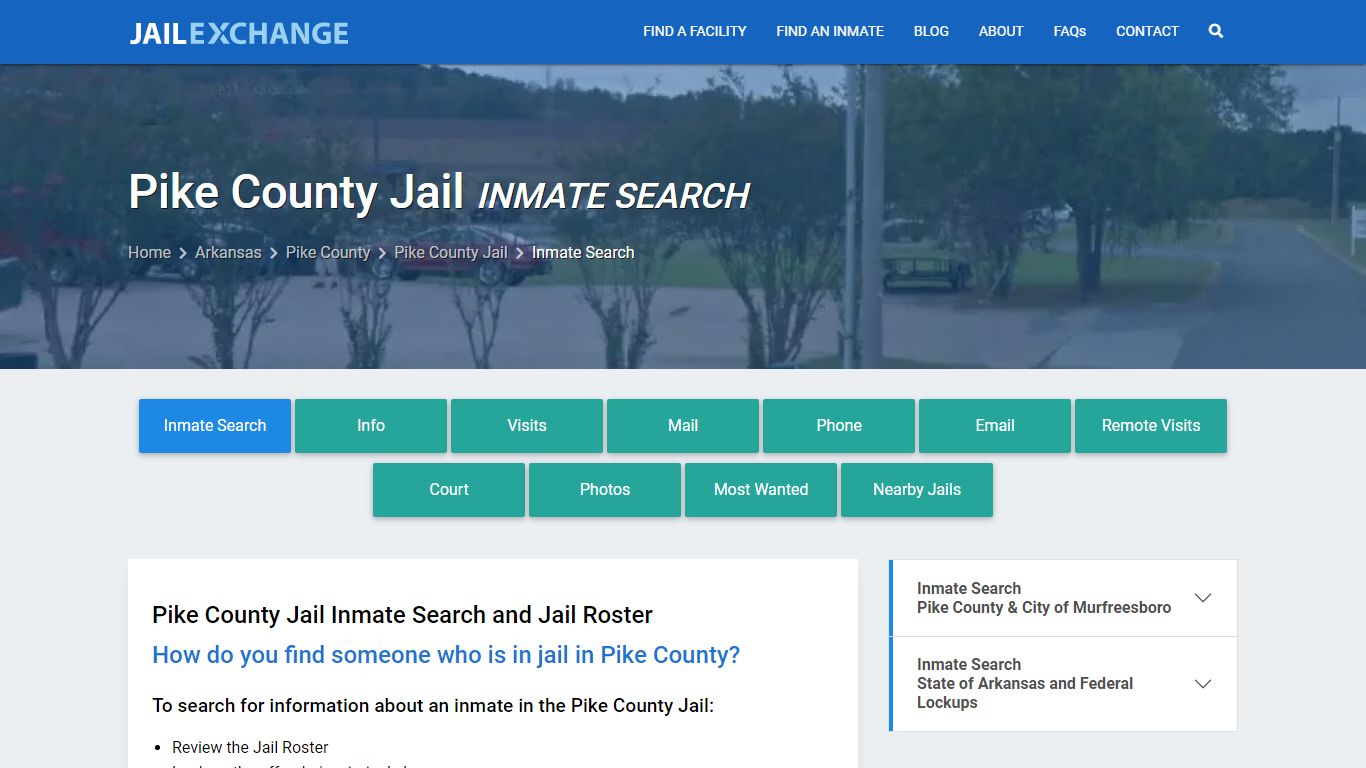 Inmate Search: Roster & Mugshots - Pike County Jail, AR