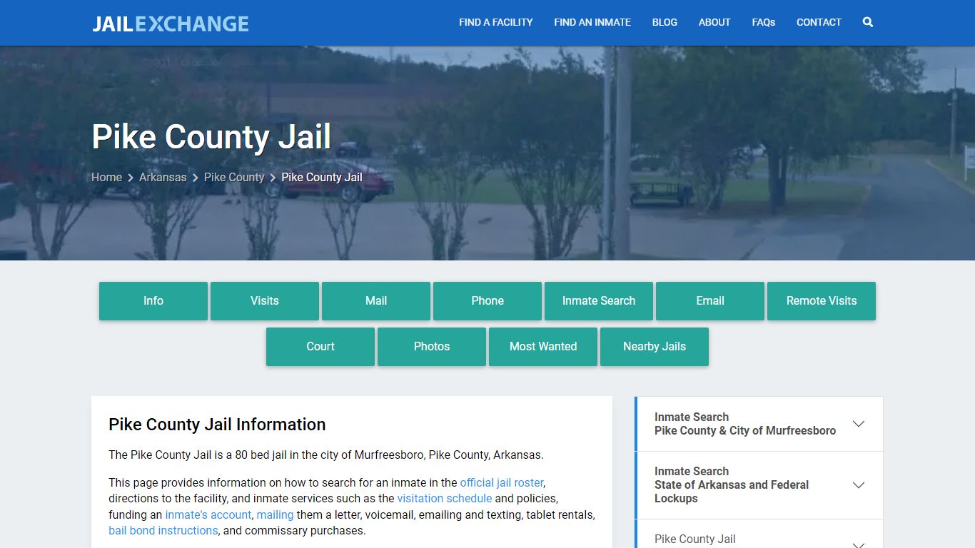 Pike County Jail, AR Inmate Search, Information - Jail Exchange