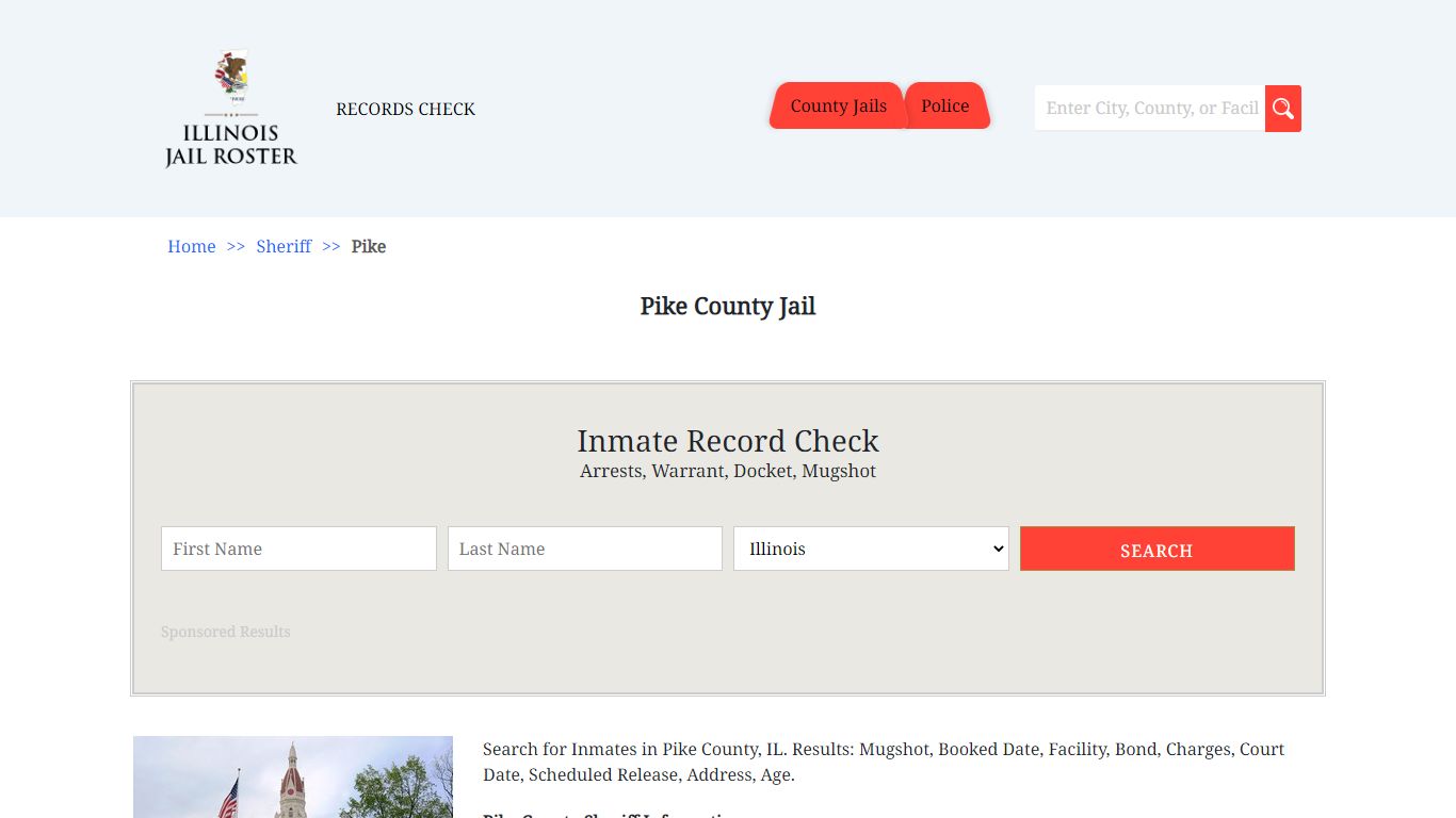 Pike County Jail | Jail Roster Search