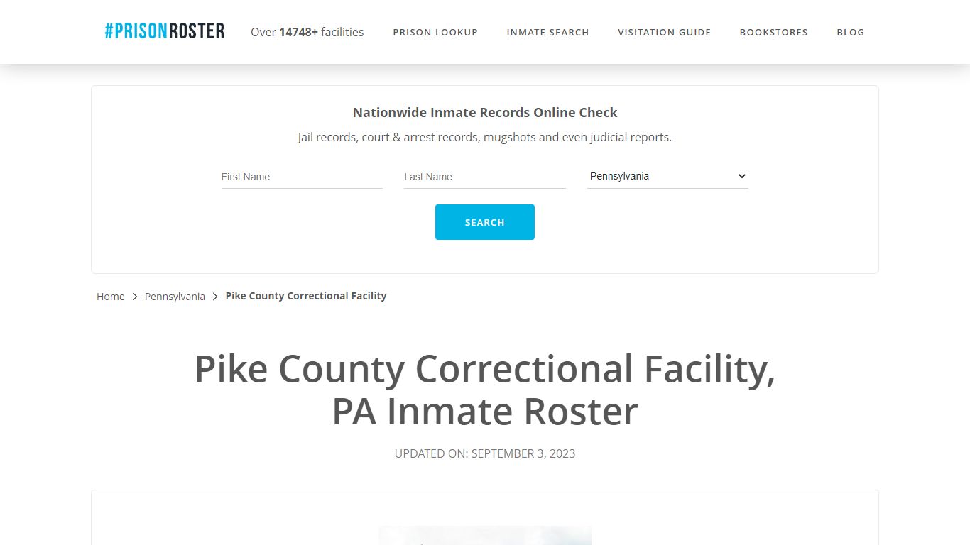 Pike County Correctional Facility, PA Inmate Roster - Prisonroster