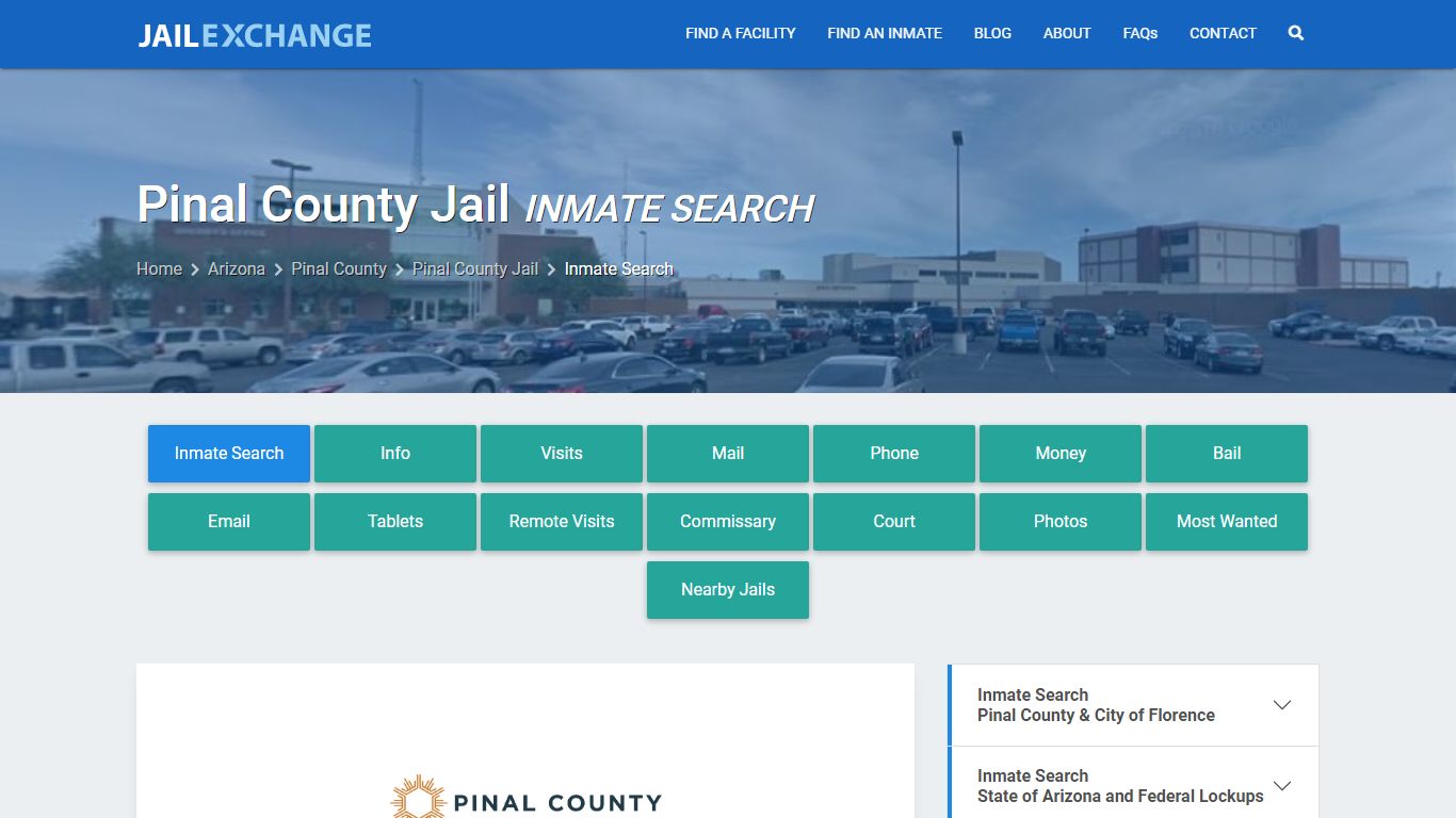 Inmate Search: Roster & Mugshots - Pinal County Jail, AZ