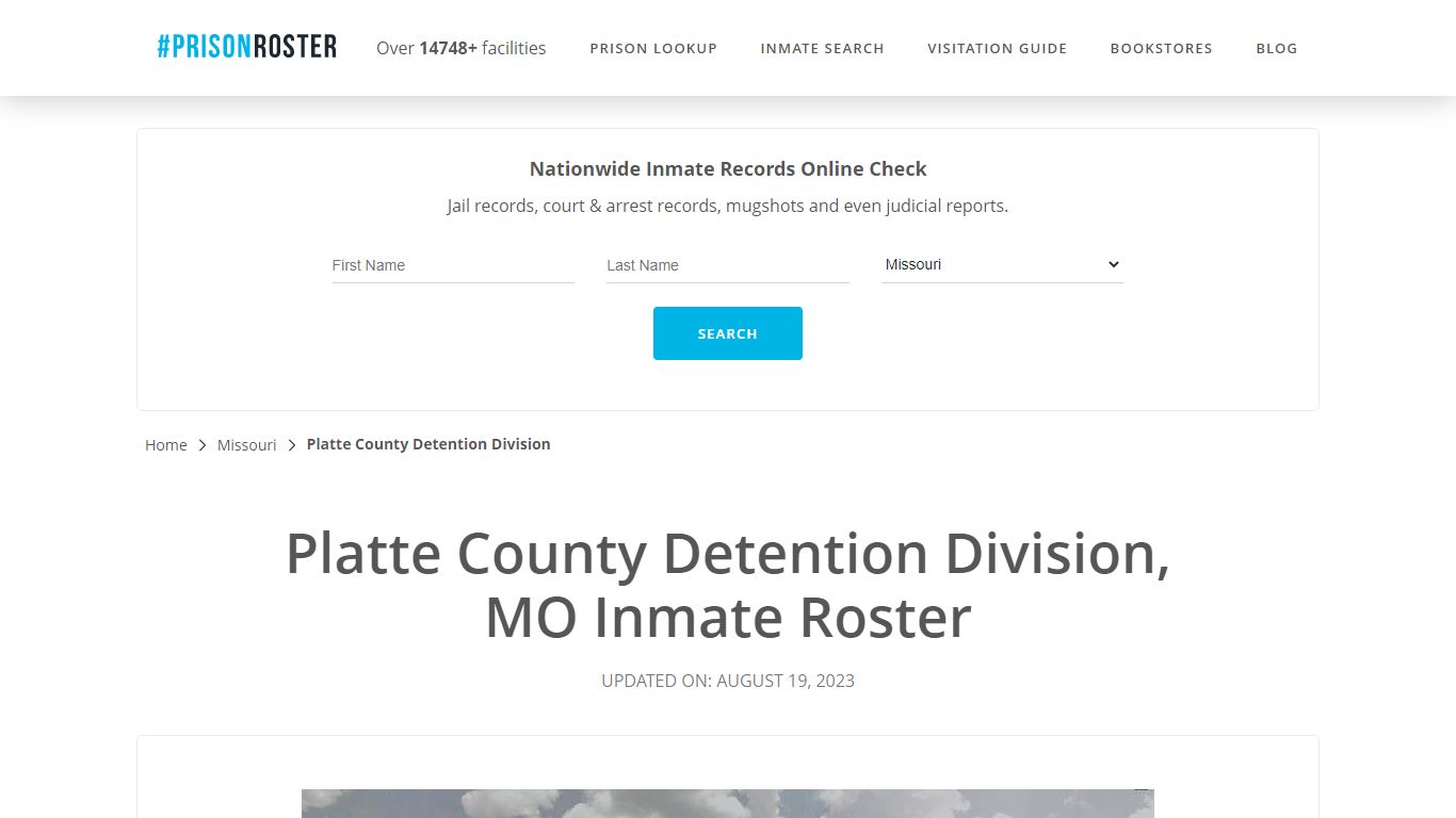 Platte County Detention Division, MO Inmate Roster - Prisonroster
