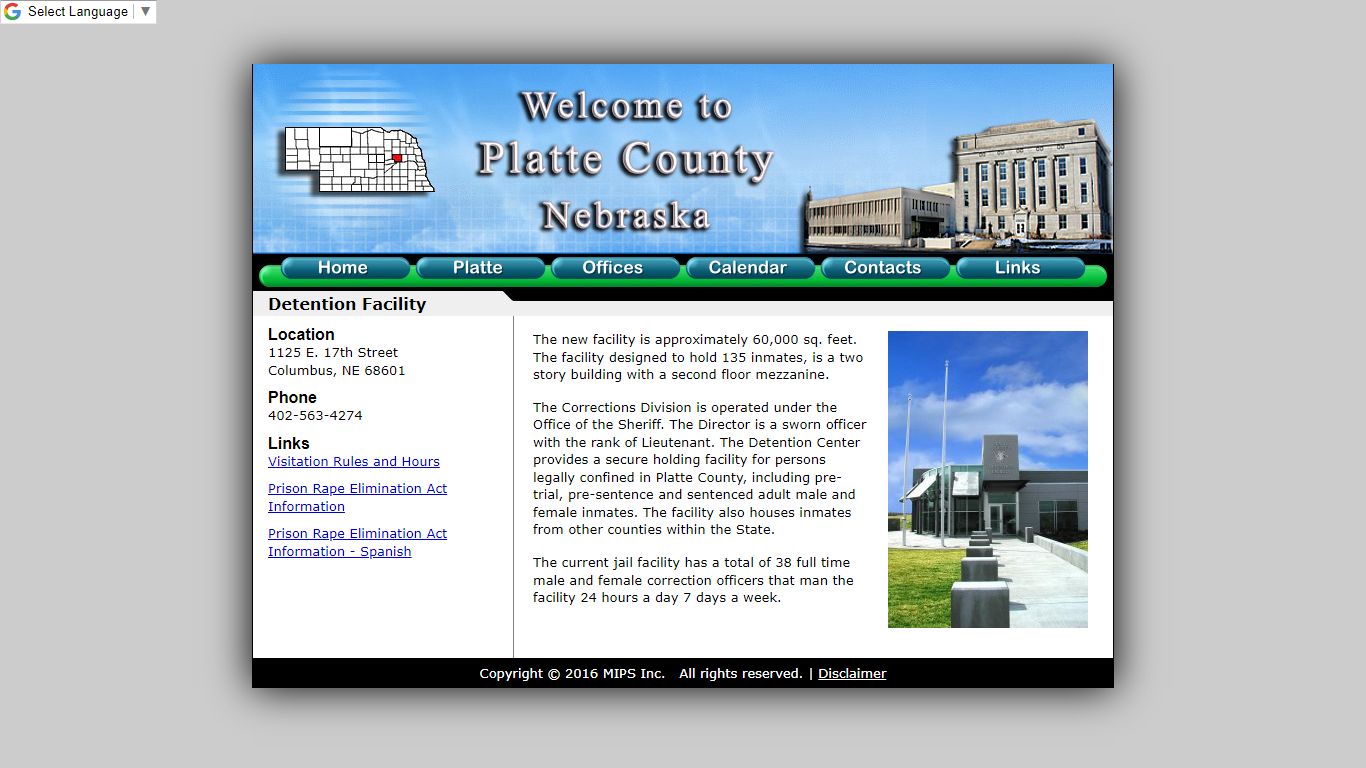 Platte County - Detention Facility