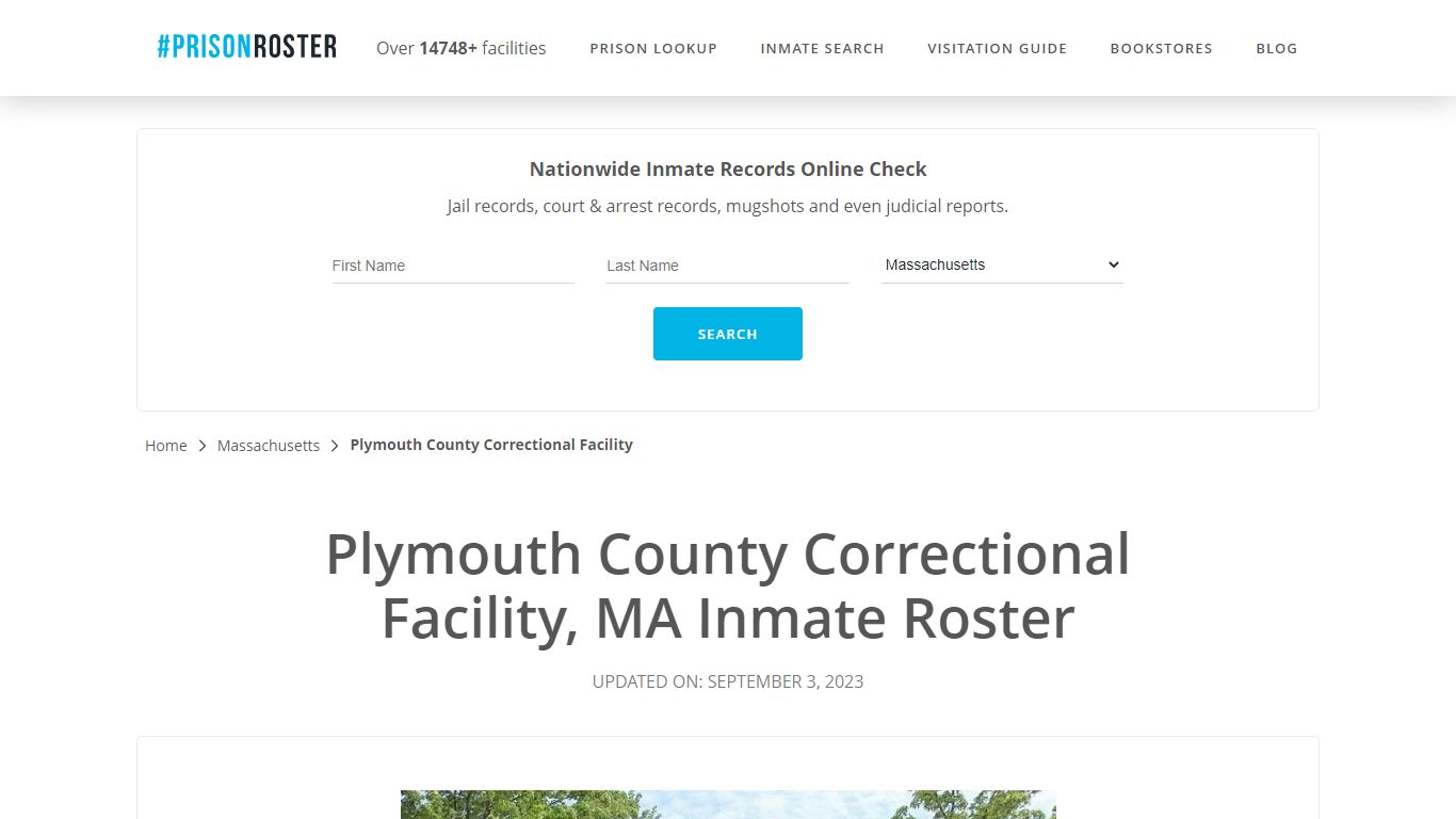 Plymouth County Correctional Facility, MA Inmate Roster - Prisonroster