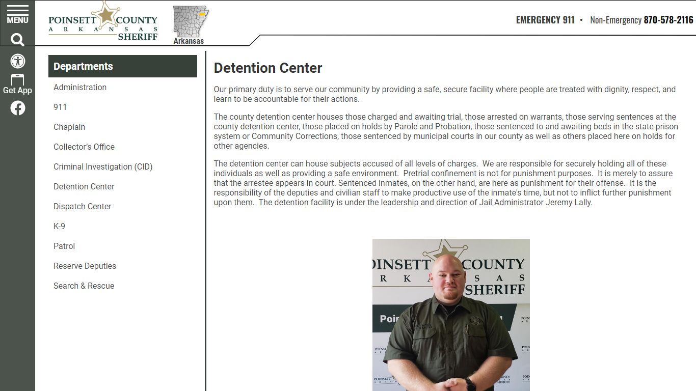 Detention Center | Poinsett County Sheriff AR