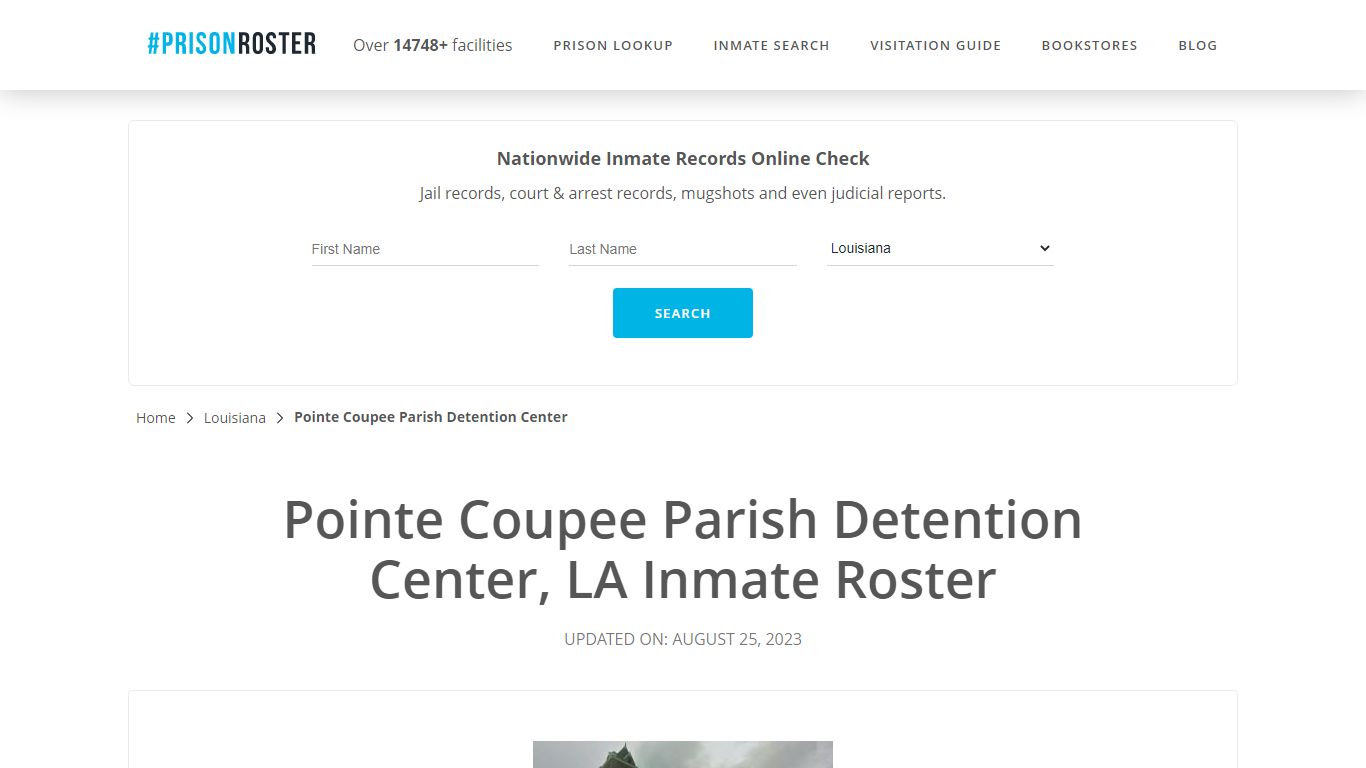 Pointe Coupee Parish Detention Center, LA Inmate Roster - Prisonroster
