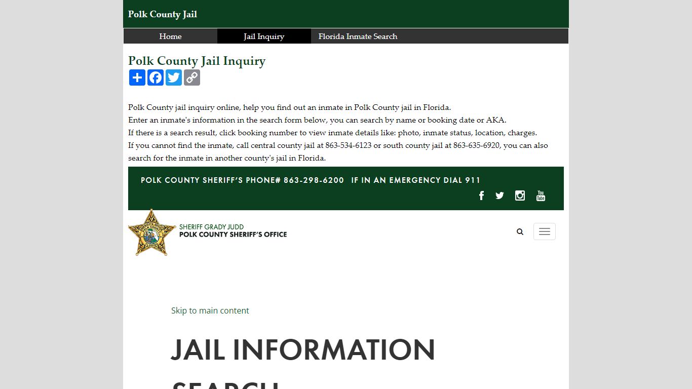 Polk County Jail Inquiry - polkjail.org