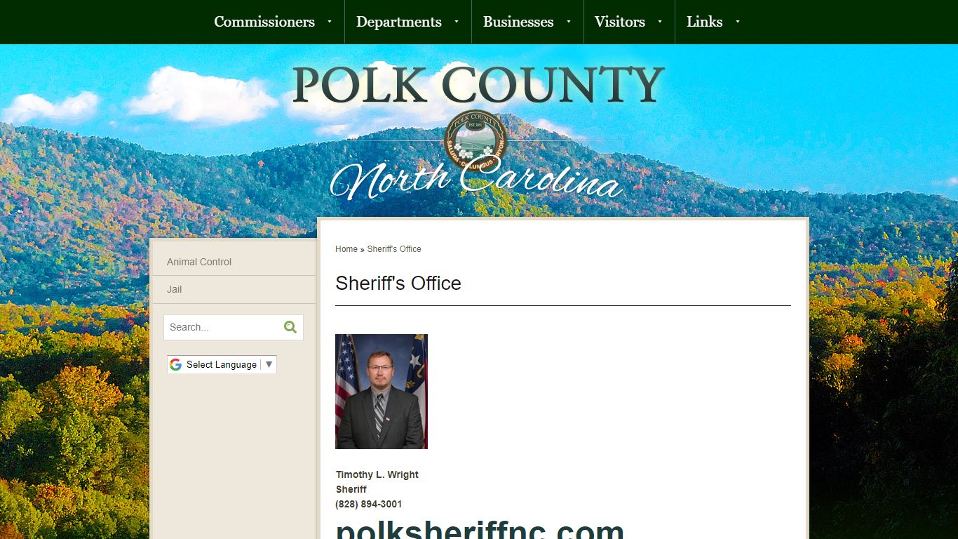 Sheriff's Corner - Welcome to Polk County, North Carolina
