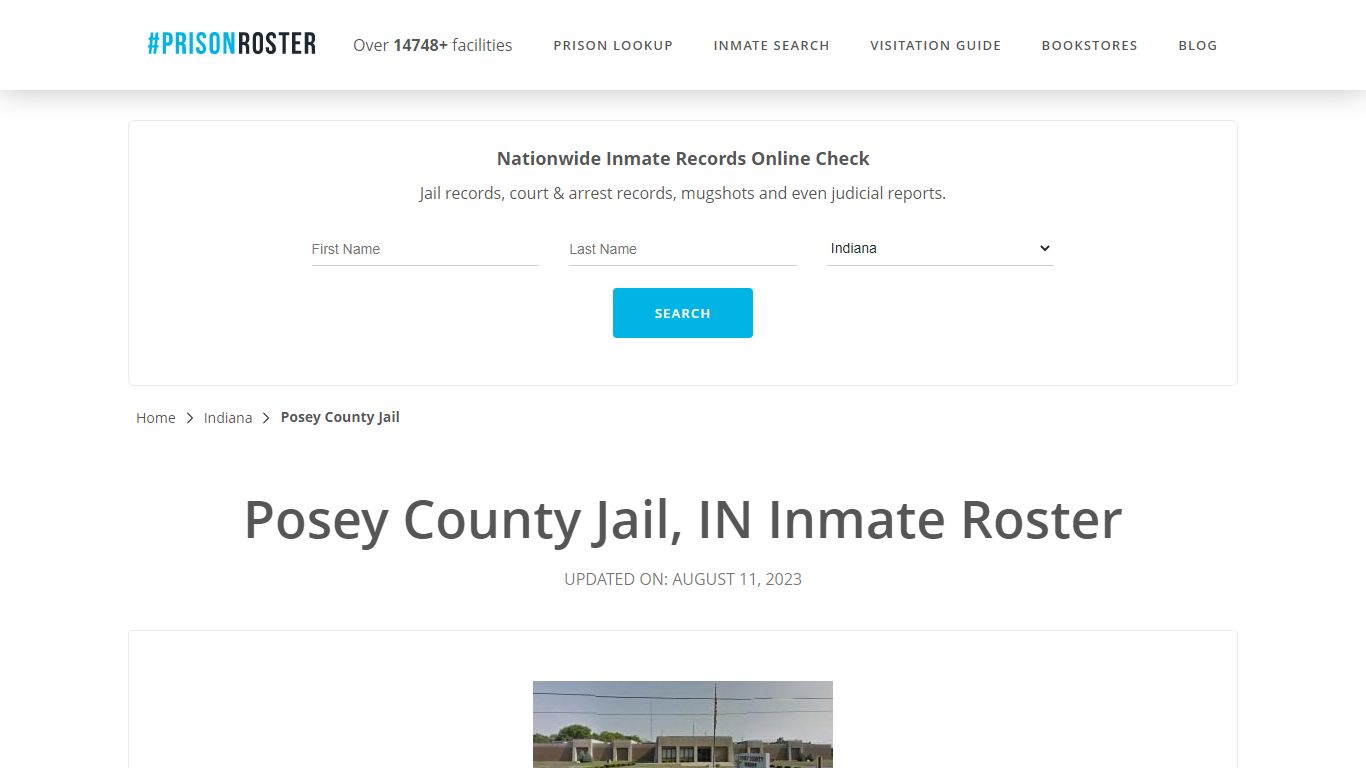 Posey County Jail, IN Inmate Roster - Prisonroster