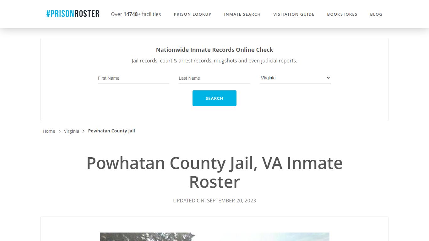 Powhatan County Jail, VA Inmate Roster - Prisonroster
