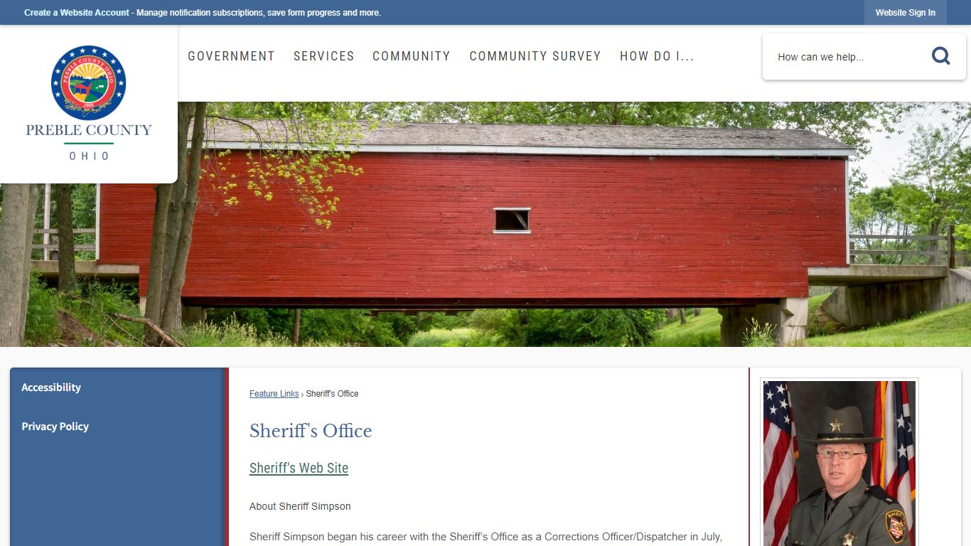 Sheriff's Office | Preble County, OH
