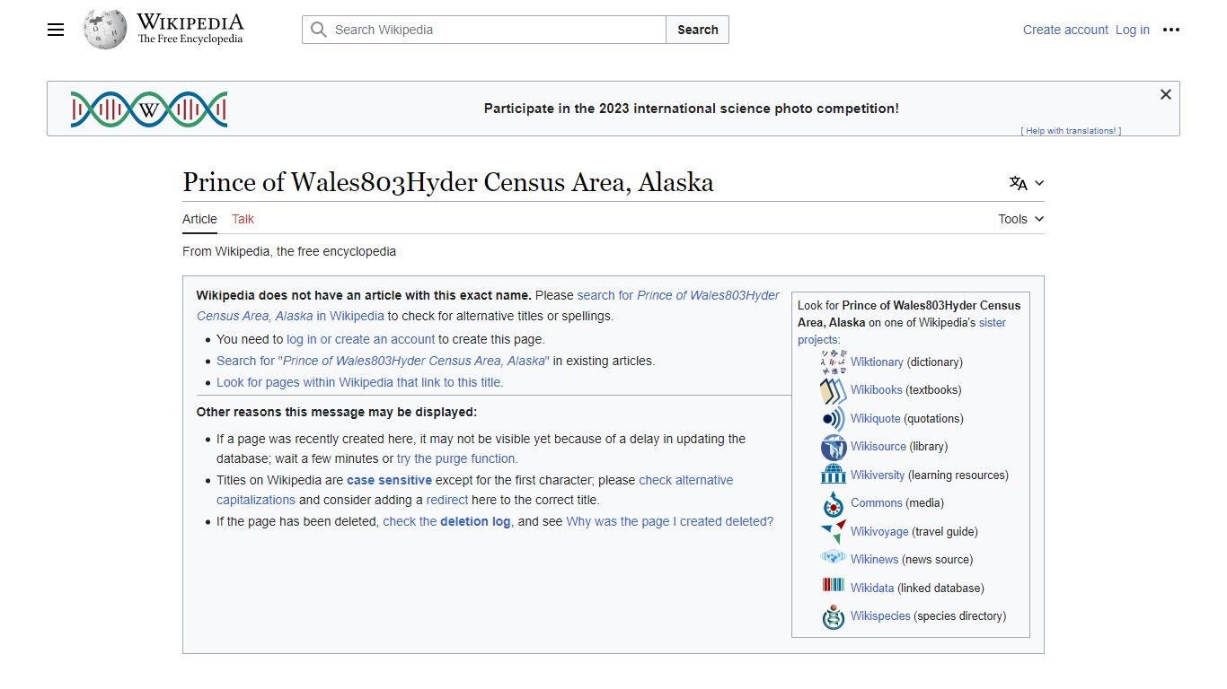 Prince of Wales–Hyder Census Area, Alaska - Wikipedia