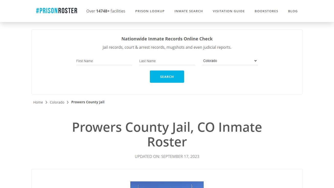 Prowers County Jail, CO Inmate Roster - Prisonroster