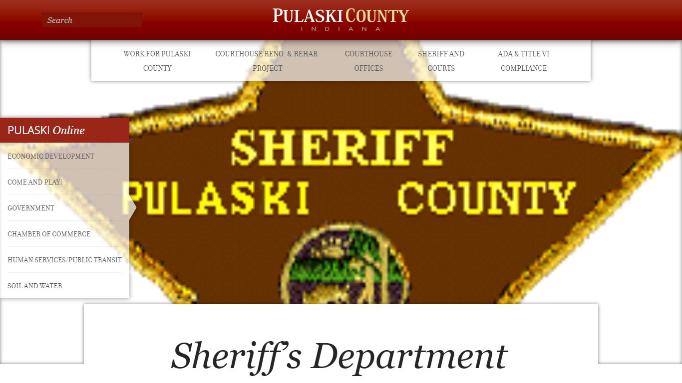 Sheriff’s Department | Government | Pulaski Online