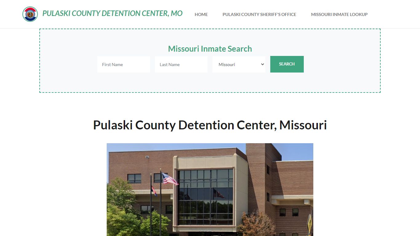 Pulaski County Detention Center, MO Inmate Roster, Offender Search