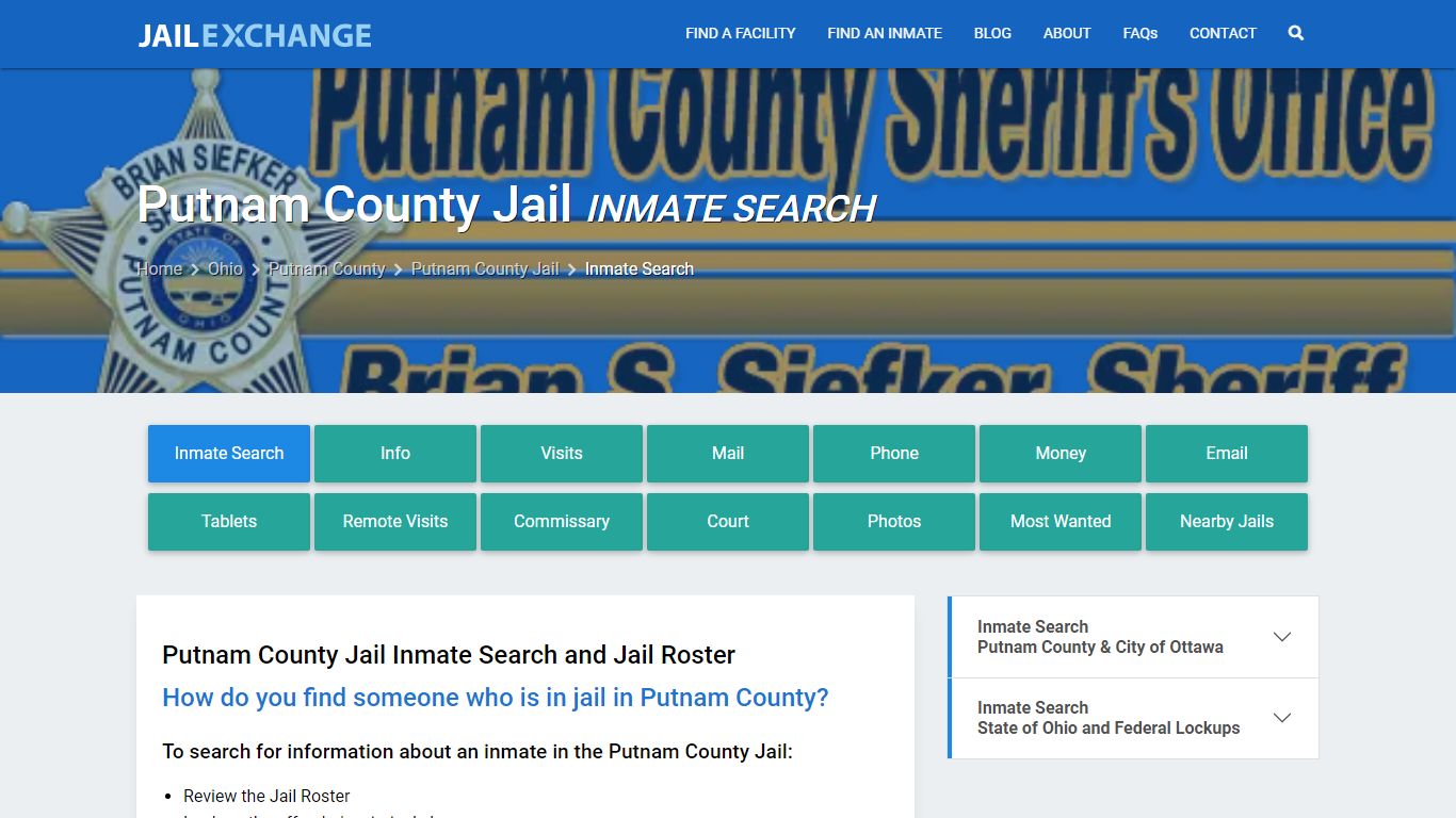 Putnam County Jail Inmate Search - Jail Exchange