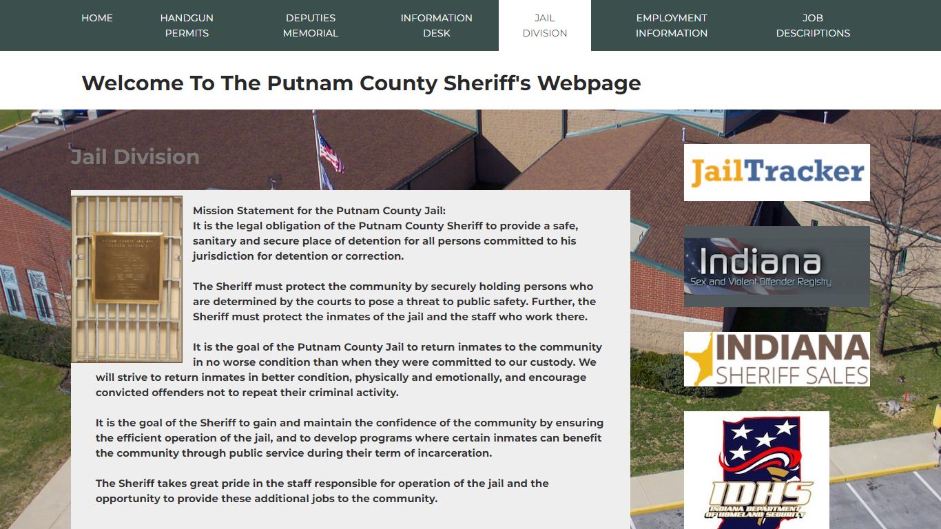 Jail Division – Welcome to the Putnam County Sheriff's webpage