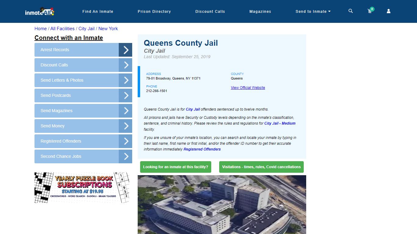 Queens County Jail | Inmate Locator