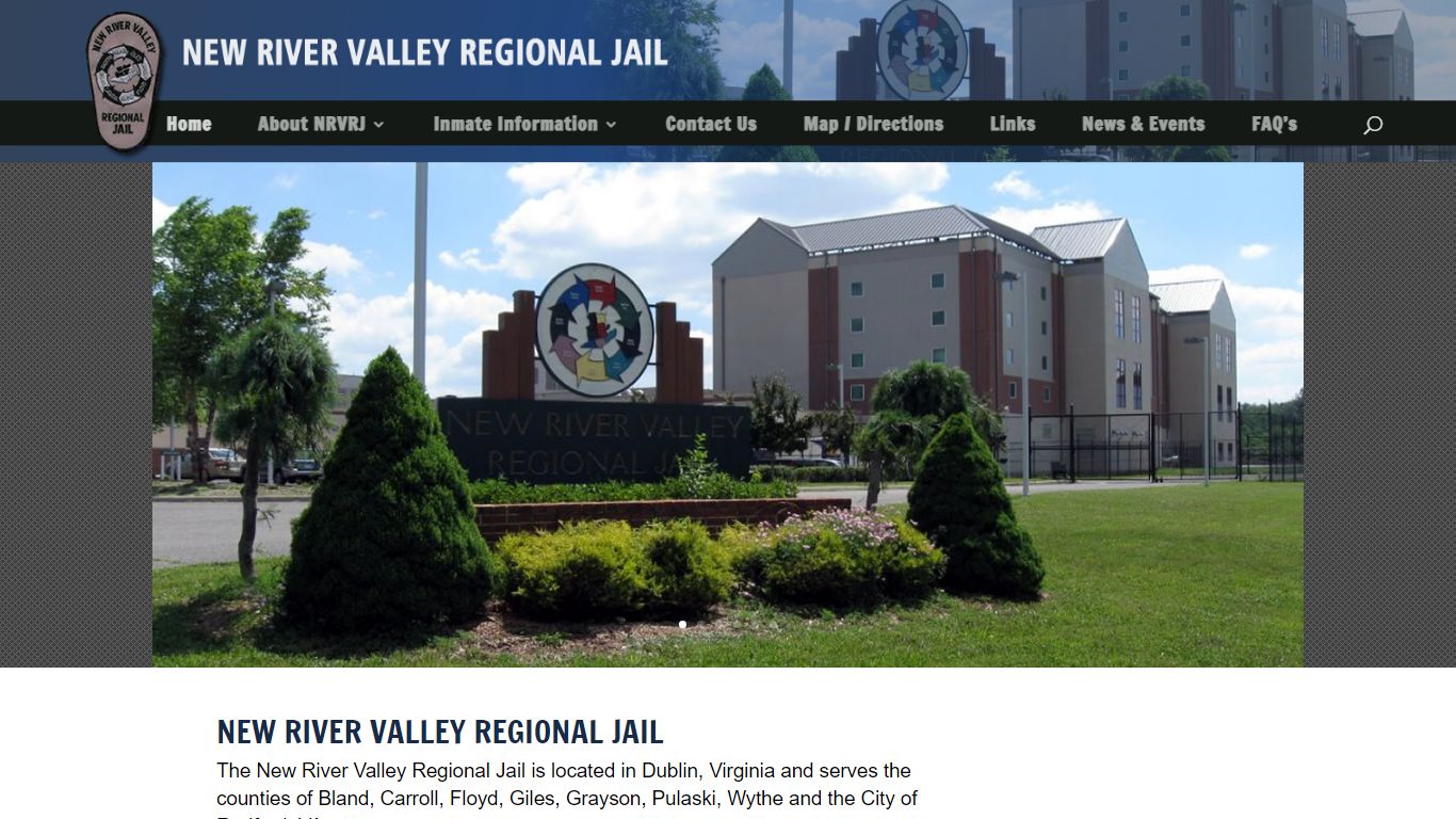 New River Valley Regional Jail | Inmate Search | Inmate Programs