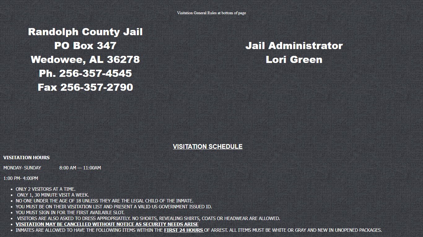 Randolph County Jail