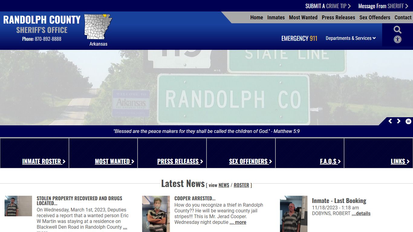 Randolph County Sheriff AR
