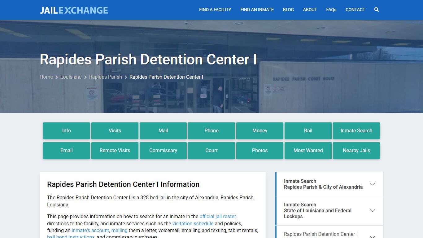 Rapides Parish Detention Center I - Jail Exchange
