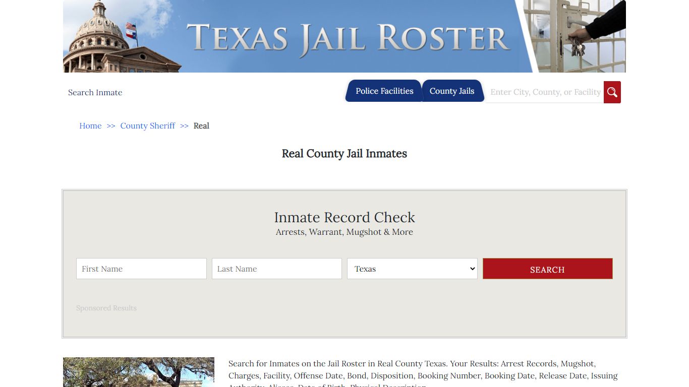 Real County Jail Inmates | Jail Roster Search