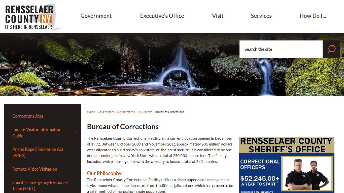 Bureau of Corrections | Rensselaer County, NY