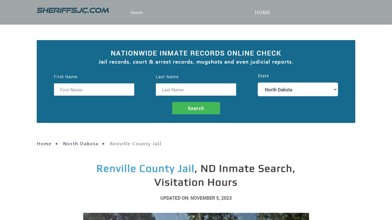 Renville County Jail, ND Inmate Search, Visitation Hours