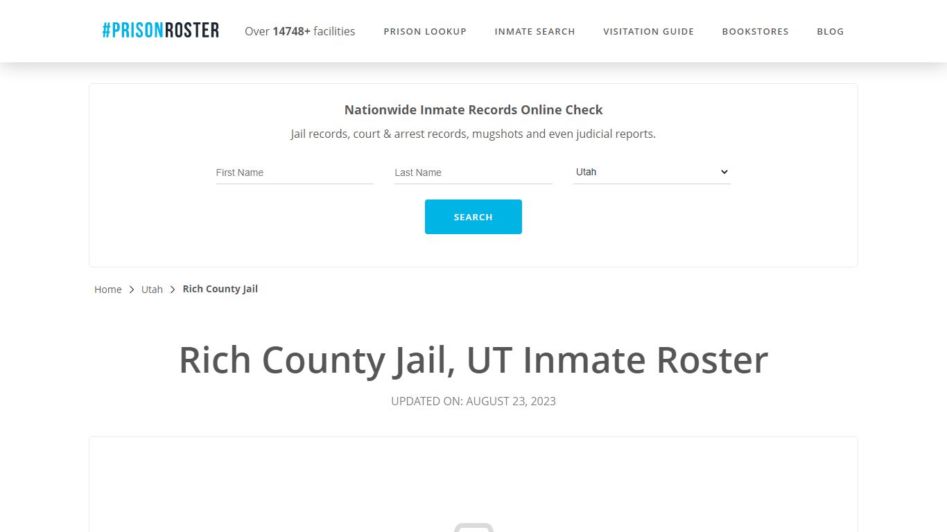 Rich County Jail, UT Inmate Roster - Prisonroster