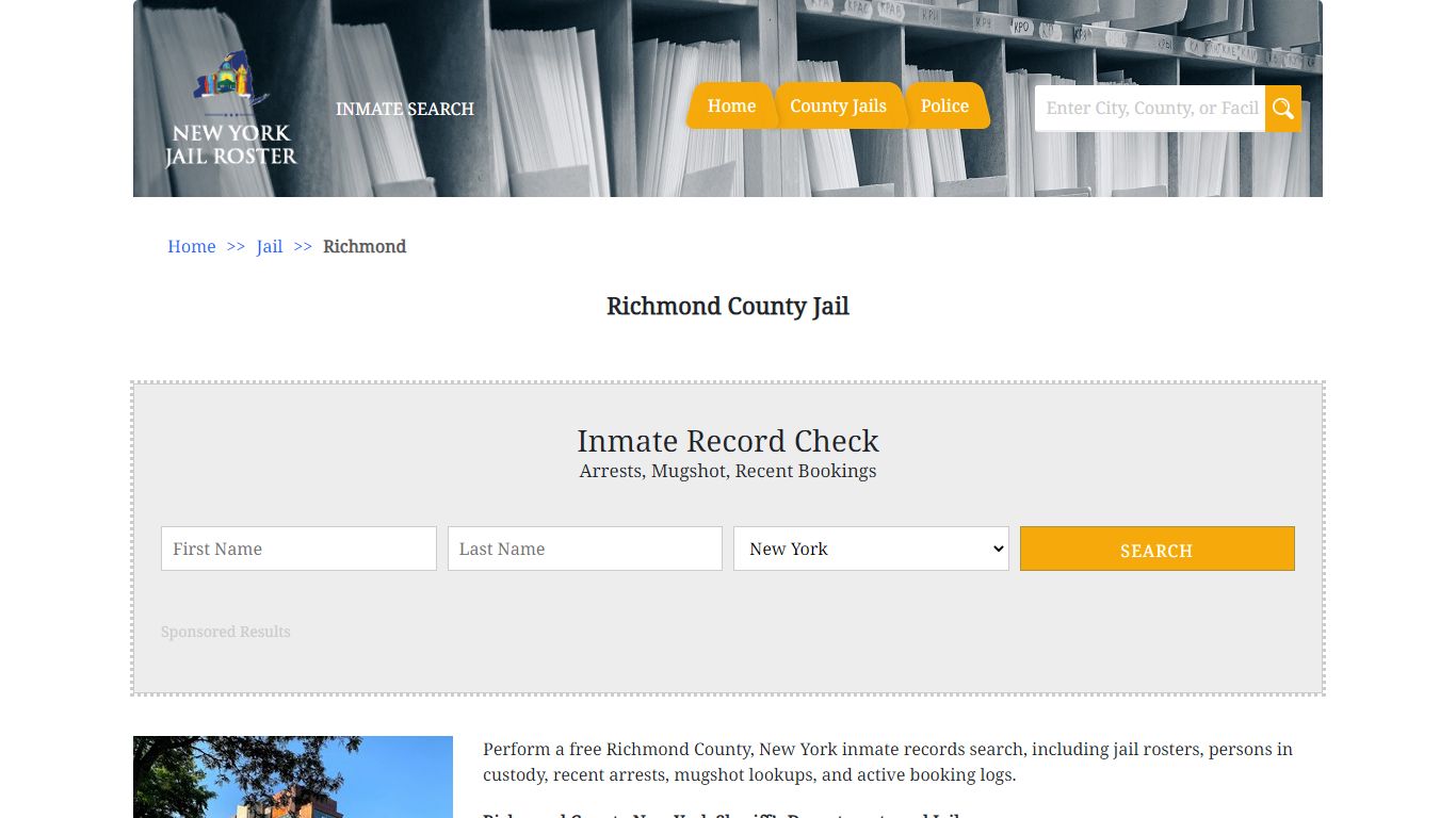 Richmond County Jail | Jail Roster Search