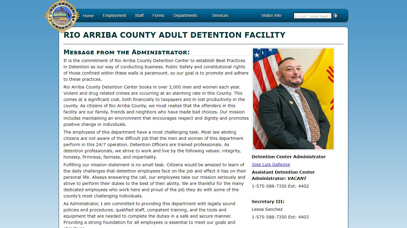 Rio Arriba County Adult Detention Facility