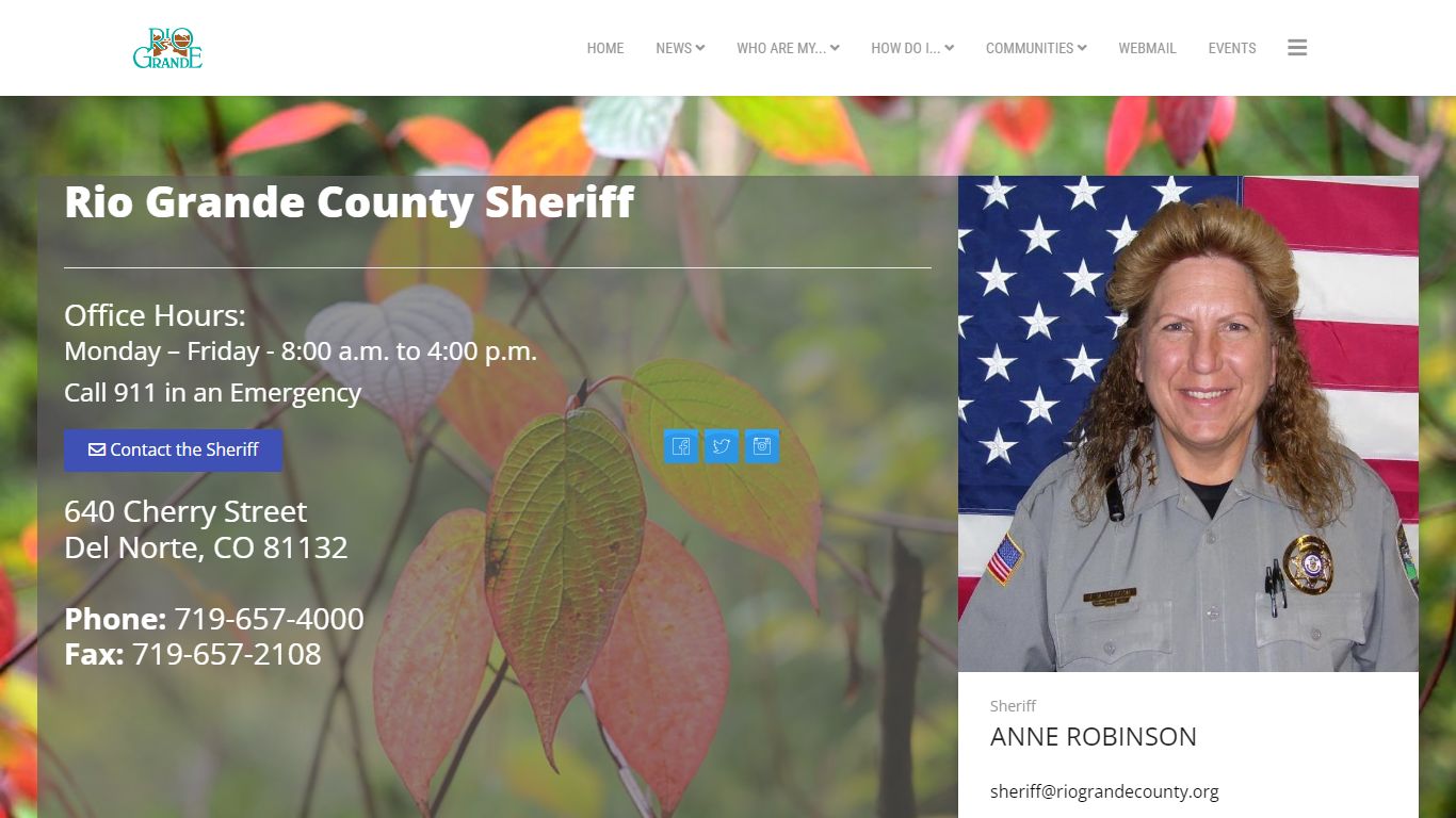 Rio Grande County - Sheriff
