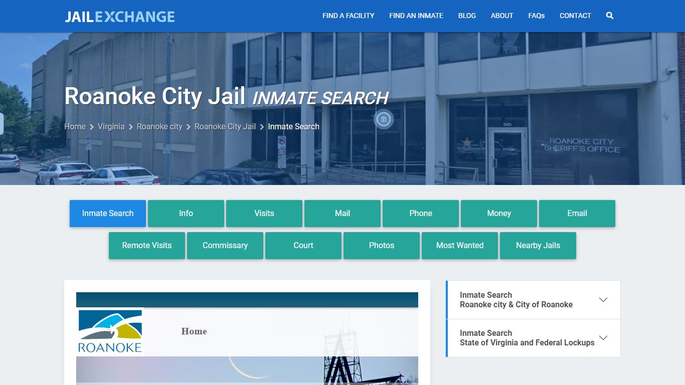 Inmate Search: Roster & Mugshots - Roanoke City Jail, VA