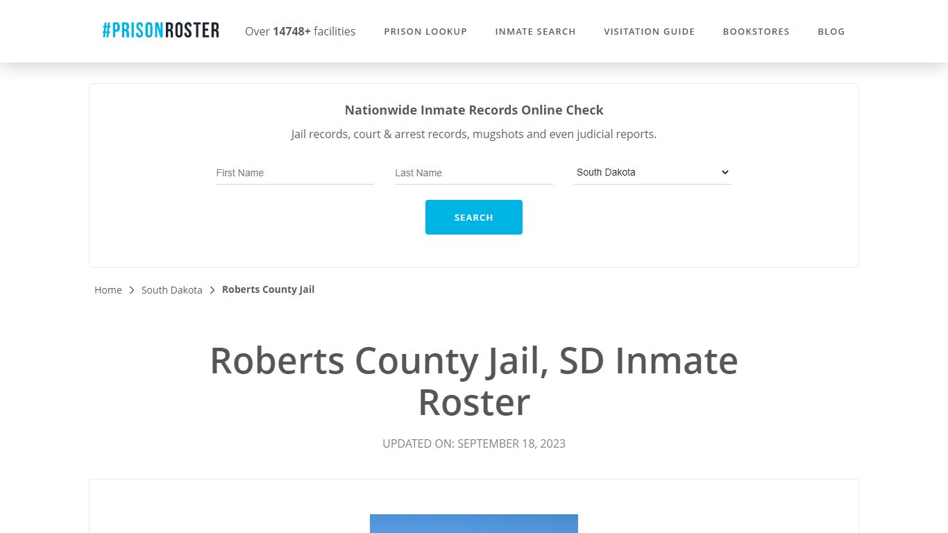 Roberts County Jail, SD Inmate Roster - Prisonroster