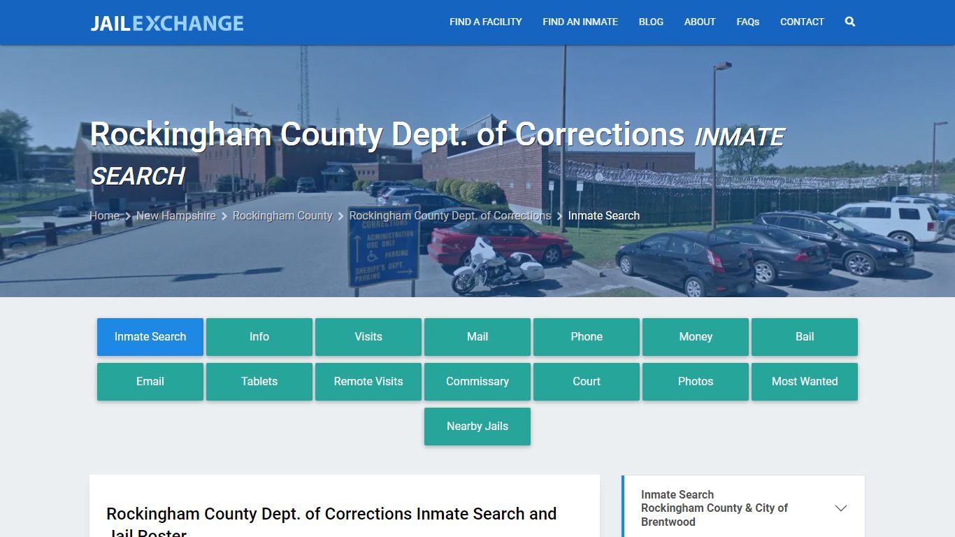 Rockingham County Dept. of Corrections Inmate Search - Jail Exchange