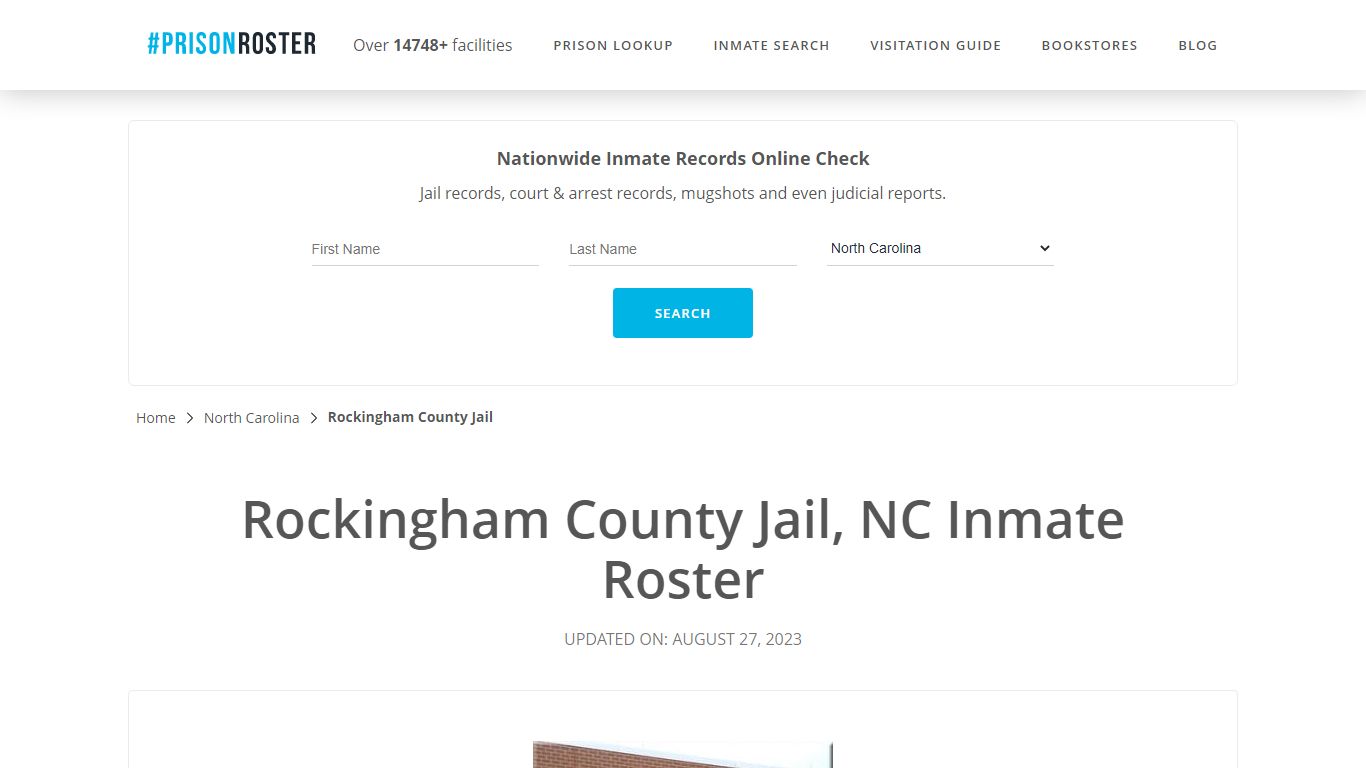 Rockingham County Jail, NC Inmate Roster - Prisonroster