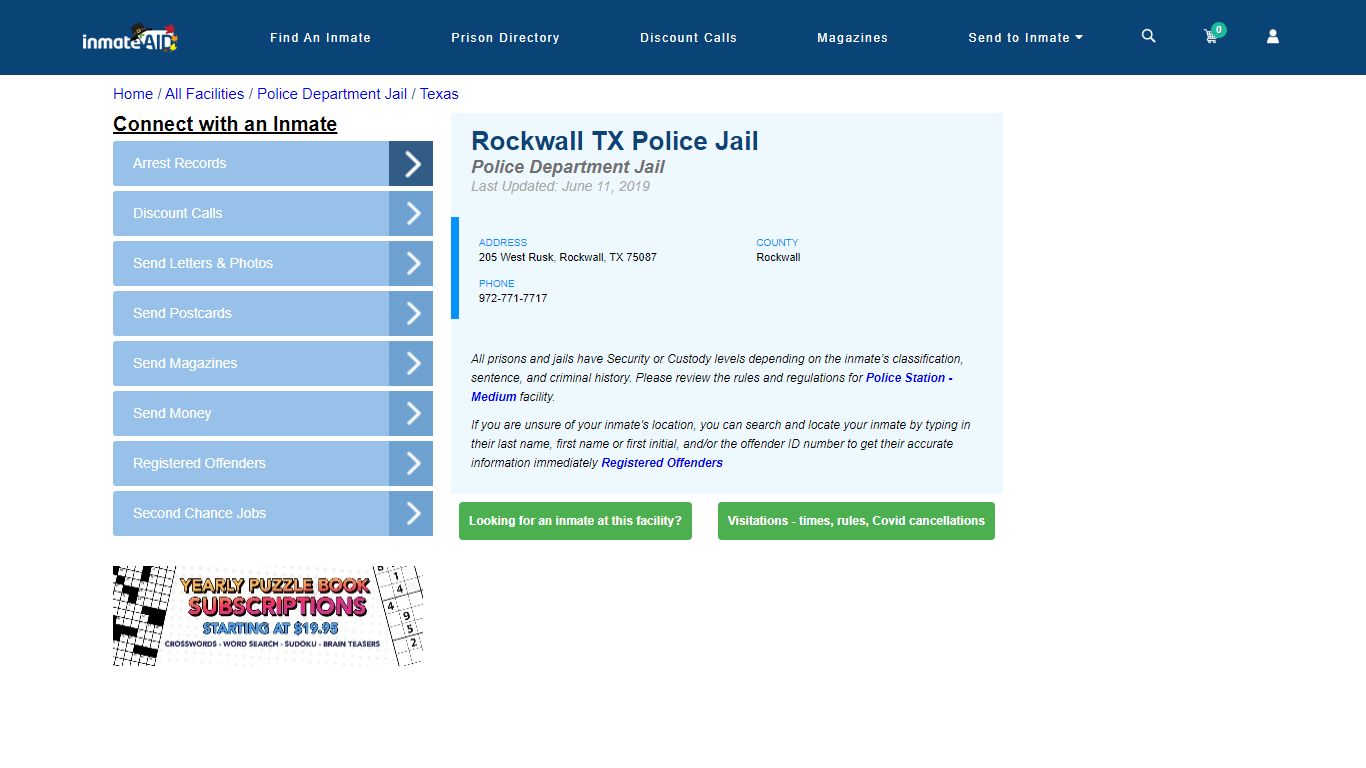 Rockwall TX Police Jail & Inmate Search - Rockwall, TX