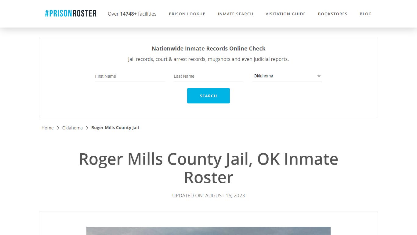 Roger Mills County Jail, OK Inmate Roster - Prisonroster