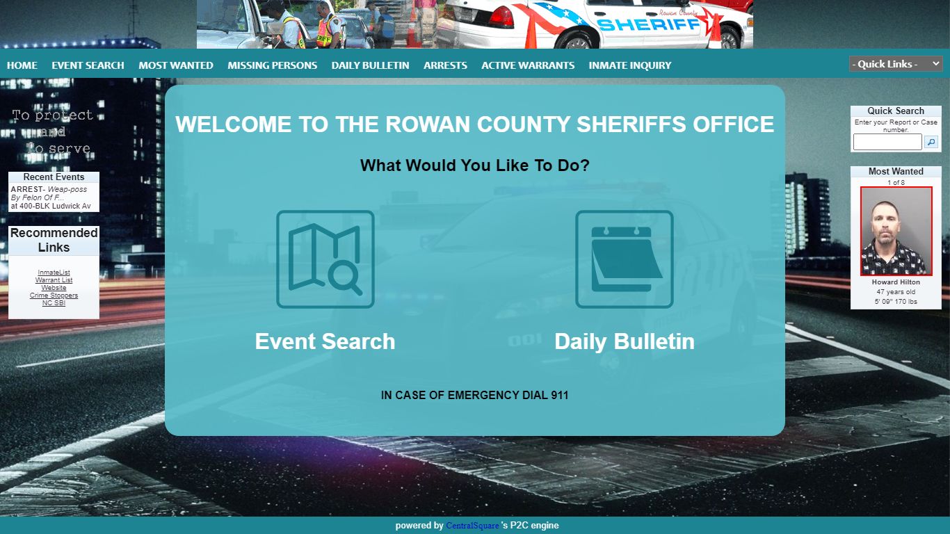 Rowan County Sheriff's Office P2C