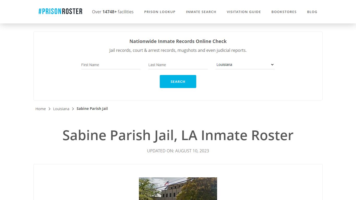Sabine Parish Jail, LA Inmate Roster - Prisonroster