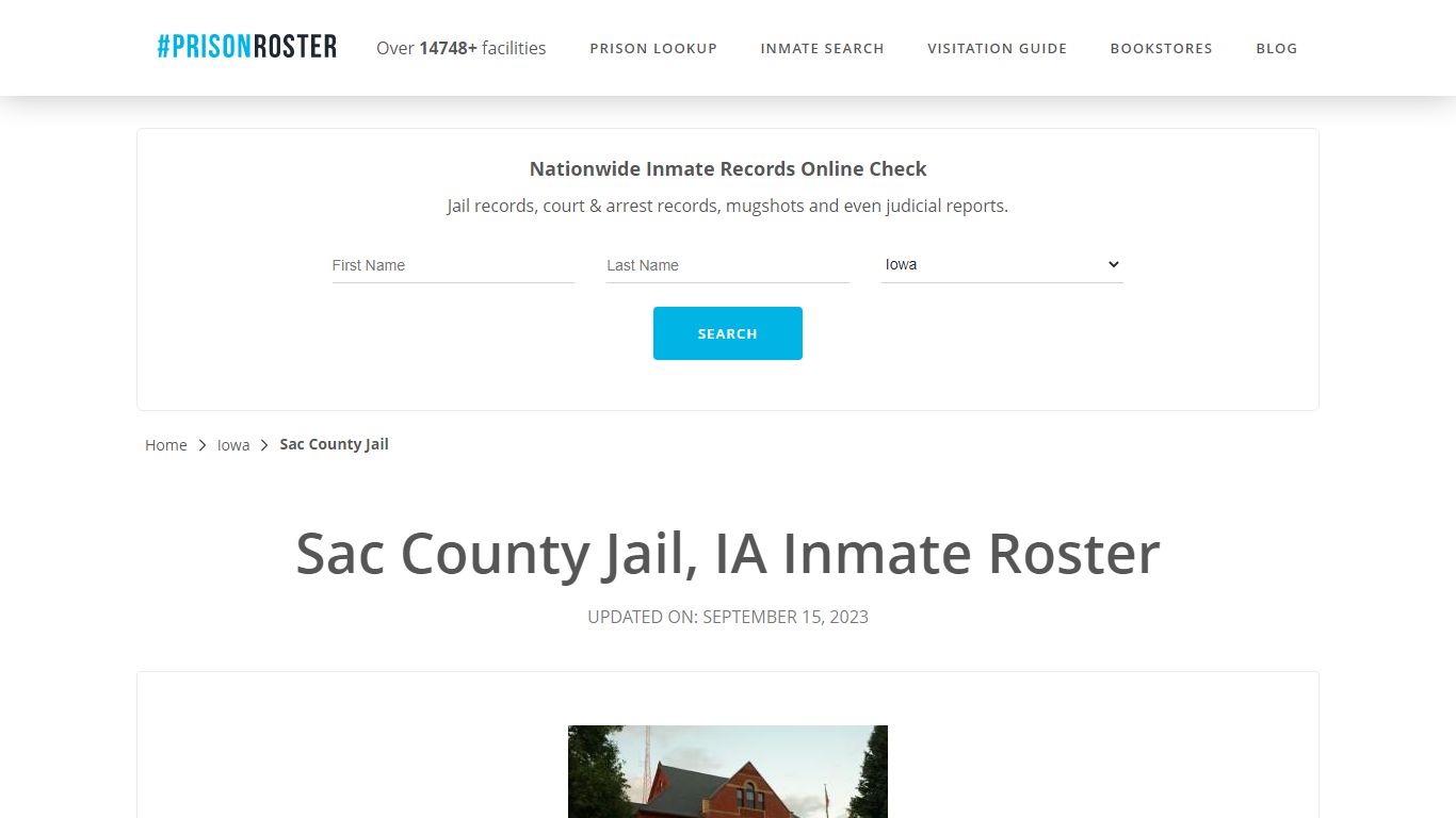 Sac County Jail, IA Inmate Roster - Prisonroster
