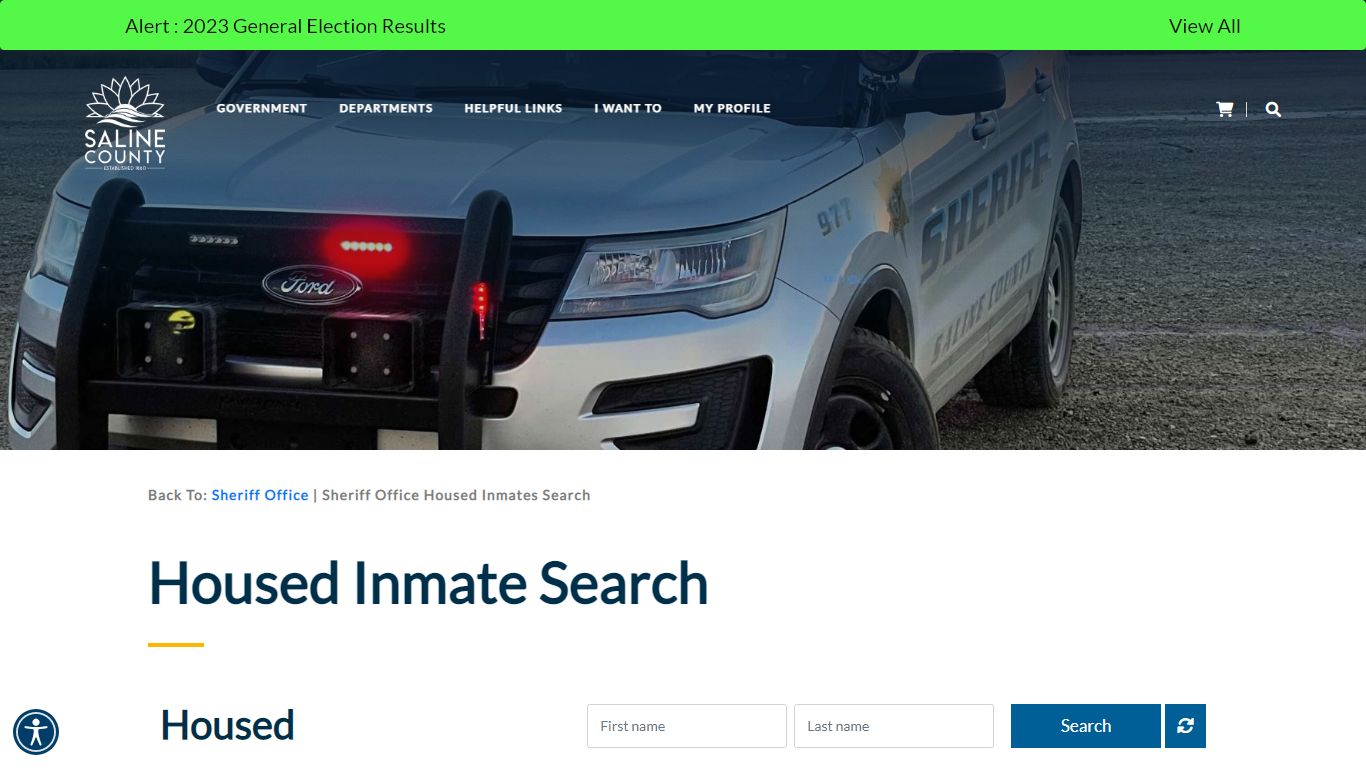 Sheriff Office Housed Inmates Search - Saline County