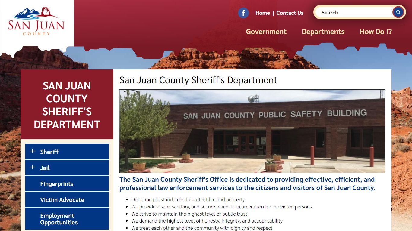 San Juan County Sheriff's Department | San Juan County UT