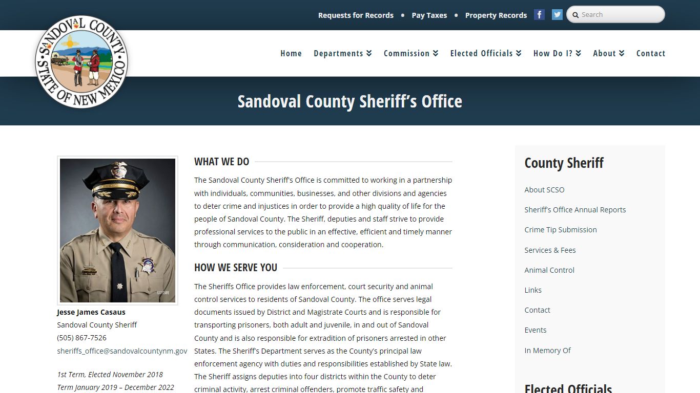 Sandoval County Sheriff's Office - Sandoval County