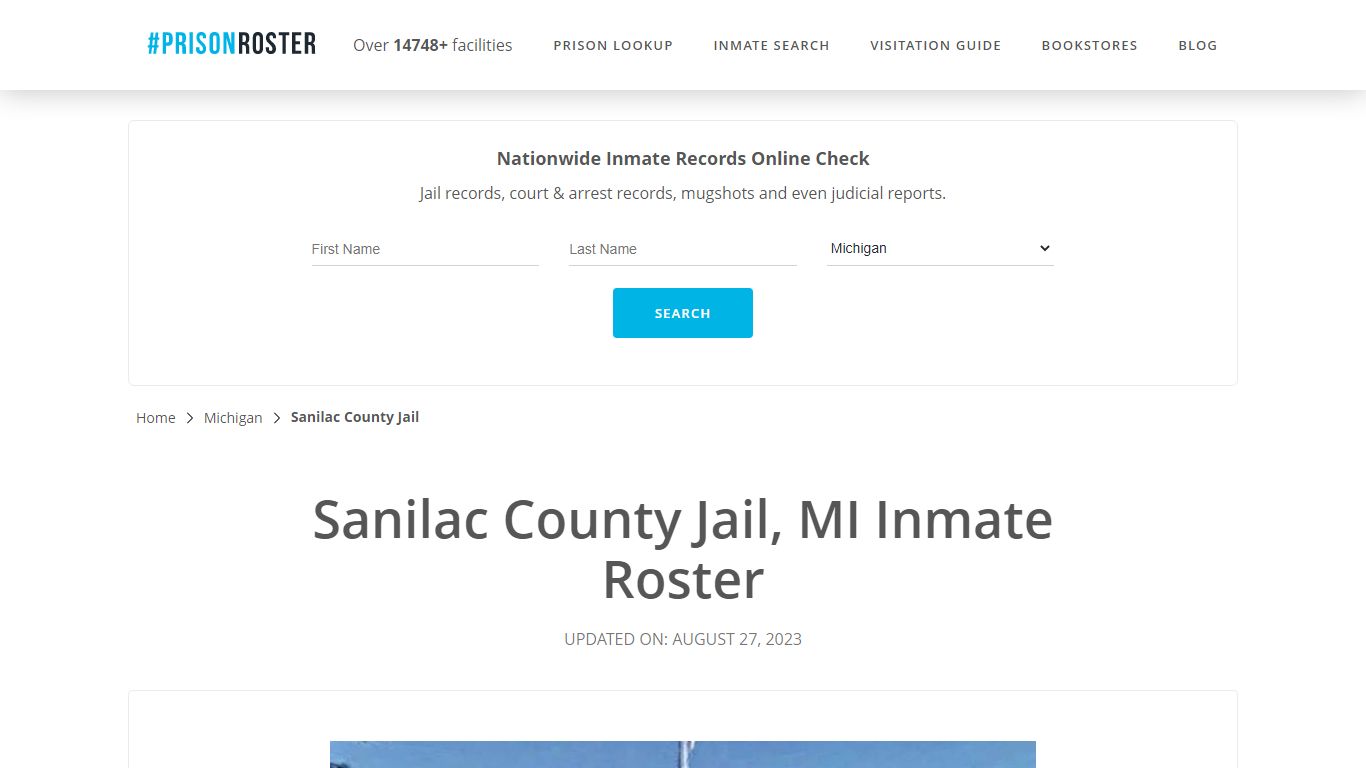 Sanilac County Jail, MI Inmate Roster - Prisonroster