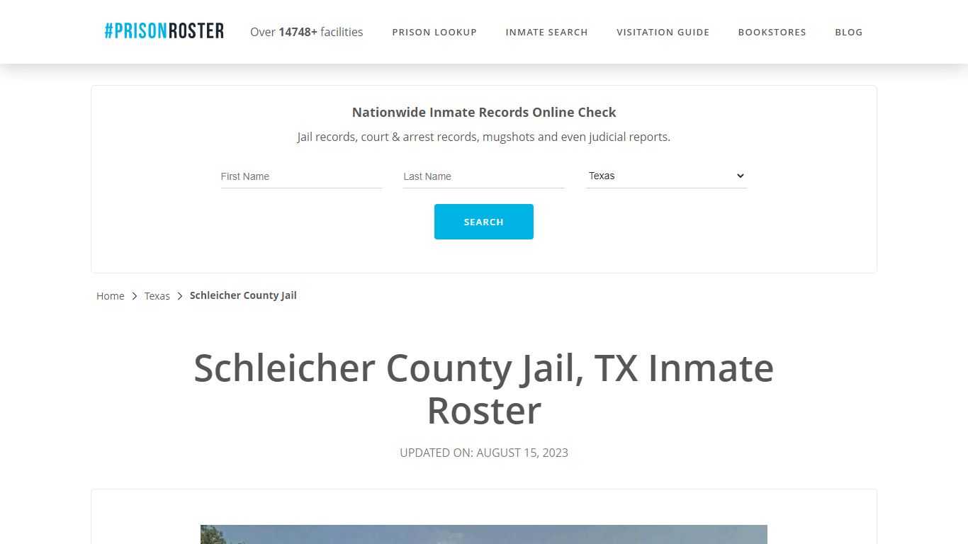Schleicher County Jail, TX Inmate Roster - Prisonroster